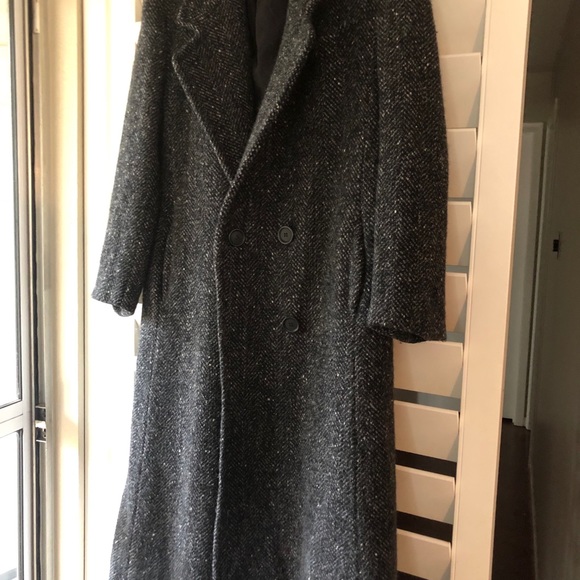 VTG Larry Levine Twill Weave Wool/Nylon Lined Coat - Picture 4 of 11